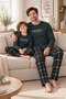 Father Son Injection Printed Milan Pajama Set - Sold Separately - 5