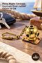 3 Pieces Brass Diver Helmet Keychain – Brass Helmet Design Keychain Diver Helmet Charm 10 cm