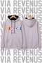 Nascar Printed Wide Fit Hoodie - 3 Thread Fleece Hood Lining with Rope Detail