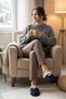 Unisex Woolen Winter Slippers, Narrow Fit, Buy One Size up