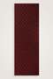 Checker Pattern Claret Red Naia Cotton Shawl 70X200 - 2