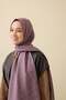 İman I Kafes Gray-Lilac Tencel Cotton Silk Shawl 70X200 - 3