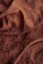 Dama Pattern Copper Naia Cotton Shawl 70X200 - 4