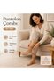 Women's Pantyhose 6 Pairs Black and Skin Thin Heelless Daily Casual Ankle Socks - 4