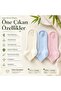 Women's Bamboo Seamless Booties Socks 3-Pack |   Breathable Moisture-Wicking Soft, Cream Blue Pink - 4