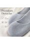 Women's Bamboo 12-Pack Seamless Ballerina Socks Black White Gray Invisible Sneaker Socks Breathable Soft - 6