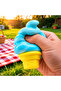 3pcs Icecream Cone Sensory Squishy toy (Pink,Blue,Orange) - 3
