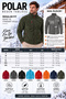 Unisex Windproof 3-Pocket Pro Outdoor Full-Zip Fleece Jacket Cardigan - 4