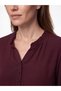 Alita City with a Difference in Color, Lcw Grace Burgundy Plain Collar Long Sleeve Women's Blouse - 3