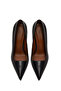 Women's Black Thin Heeled Leather Stiletto Af100006Dv - 5