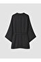 Alita City with a Difference, Lcw Dream Black Plain Long Sleeve Women's Dressing Gown - 2