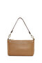 Women's Tan Long Strap Leather Handbag Ab540003Df - 3