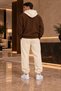 Premium Printed Unisex Hooded Zippered Cardigan Tracksuit Set 3 Thread Threaded - 4