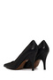 Women's Black Thin Heeled Leather Stiletto Af100006Dv - 7