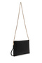 Women's Black Long Chain Strap Printed Portfolio Bag Wb570009Sb - 2