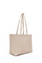 Women's Beige Printed Shoulder Bag Ab500008Sb - 2