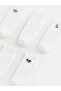 Alita City White Embroidered Girls' Booties Socks with a Difference - 2