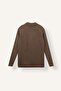 Standard Fit Turtleneck Half Zip Knitwear Basic Sweater D4209Ax26Wn - 2