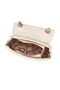 Women's Cream Long Strap Quilted Shoulder Bag Ab20002553 - 4
