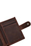 Men's Brown Leather Card Holder 000A2D3094Cr - 8