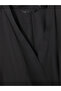 Alita City with a Difference, Lcw Dream Black Plain Long Sleeve Women's Dressing Gown - 3