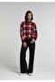 Regular Fit Round Neck Jacquard Women's Black Sweater - 3