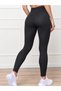 Women's High Waist Body Shaper Gathering and Firming Flexible Black Leggings - 3