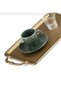 6 Pieces ✨ Antique Alara Presentation Tray Metal Tray with Handle | |   Coffee Presentation Tray Turkish Coffee Tray Tea Serving Tray Presentation Tray Guest Catering Tray Does Not Leave Handprints | |   El Kesmez | |   Service Tray - 3