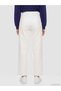 Two Mt Shop Quality Xside White Denim Straight Wideleg High Waist Wide Leg Women's Jean Pants - 4
