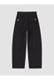 Two Mt Shop Quality Lcw Kids Black Barrel Fit Girls' Jean Pants - 3