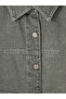 Alita City Lcw Vision Green Denim Straight Comfortable & Relax Women's Jean Jacket with a Difference - 3