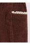 Two Mt Shop Quality Lcw Kids Brown Velvet Plain Standard & Regular Girls' Trousers - 2