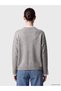 Alita City Lcw Comfort Gray Knitwear Plain Stand Collar Women's Sweater - 4