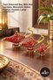 4 Pieces Aladdin Lamp – Decorative Set with Stones, Mini Ornamental Lamp, Desktop Decoration, Gift, Aladdin Lamp