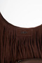 Tasseled Bohemian Bag Dark Brown - 6