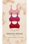 Girl's 3-Piece Training Bra Without Pads, Viscose Bustier with String Straps, First Bra