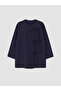 Alita City Lcw Modest Navy Blue Plain Basic Length Women's Kimono with a Difference - 5