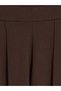 Texx Store Quality Lcw Petite Brown Diver Fabric Straight Loose & Baggy Women's Sweatpants - 6