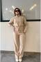 Premium Trend Knitwear Zippered High Collar Cardigan-Pants 2-Piece Set - 5