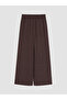 Two Mt Shop Quality Lcw Petite Brown Interlock Plain Loose & Baggy Women's Sweatpants - 5