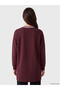 Seray New Season Mürdüm Soft Touch Women's Sweatshirt Tunic - 4
