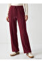 Two Mt Shop Quality Lcw Everyday Burgundy Diving Fabric Plain Standard & Regular Women's Sweatpants - 2