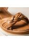 21000 Tan Genuine Leather Women's Sandals - 2
