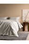 Absolon Double Cotton Printed Duvet Cover Set - Green - 2