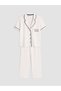Esvab • Modern & Distinctive Shirt Roba Collar Embroidered Women's Pajama Top - 4