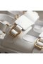 25440013 White Genuine Leather Sandals - 2