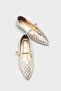 Carry Hand Knitted Pointed Toe Buckle Ballerinas - 2