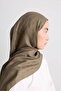 Leaf Pattern Silky Jacquard Shawl - 2