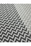 Cotton Non-Slip Zigzag Sofa Cover (170X210) - Anthracite - 3