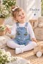 Baby-Child Floral Embroidered Denim Salopet - 6